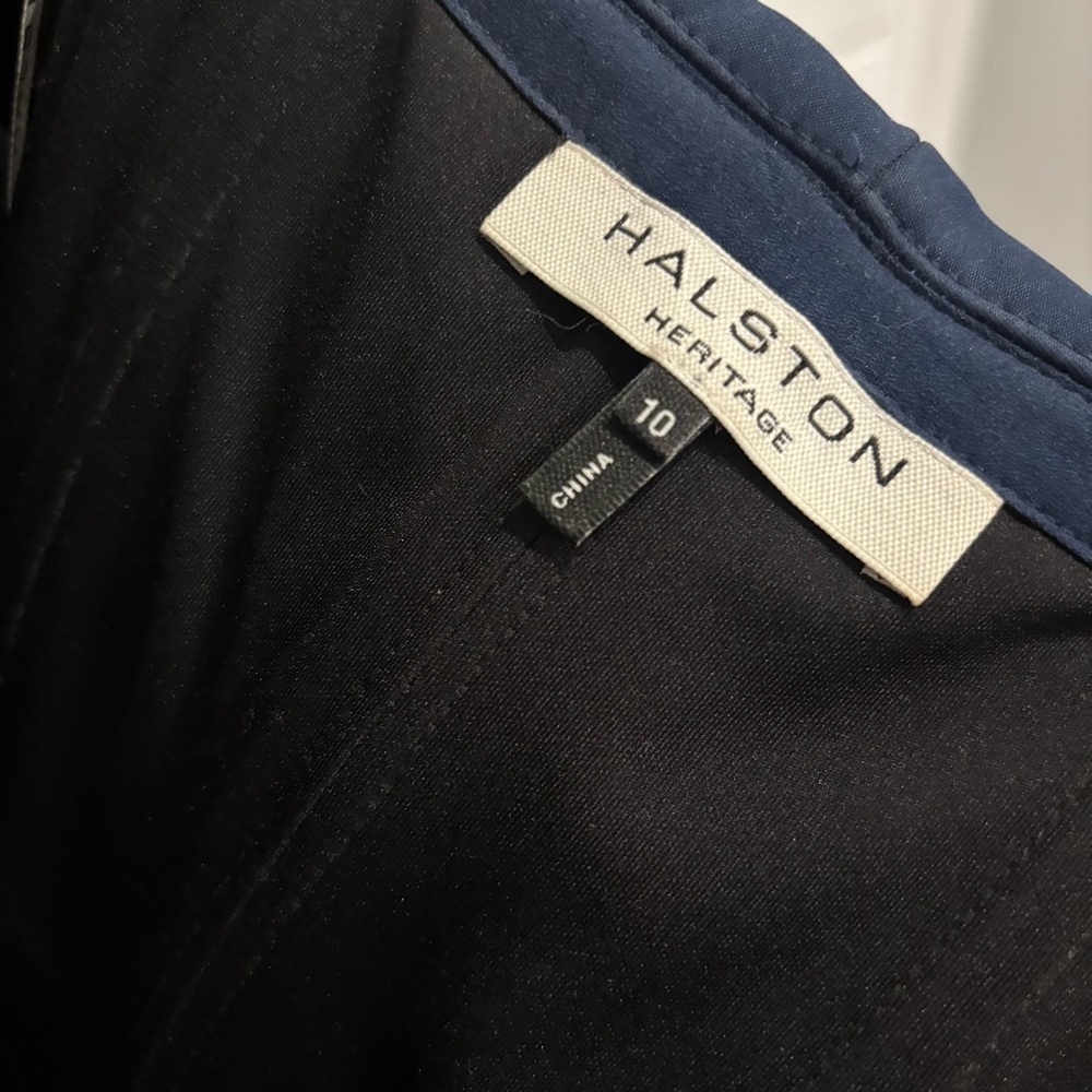 Halston Strapless Dress Navy - Picture 11 of 12